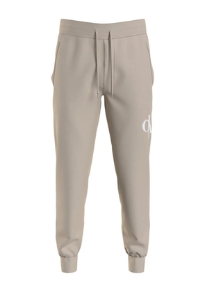 Calvin Klein logo drawstring track pants - Neutrals