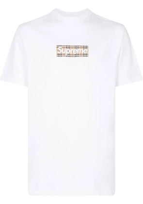 Supreme x Burberry Box Logo T-shirt - White