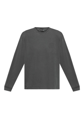 Carhartt WIP embroidered-logo long-sleeve T-shirt - Grey
