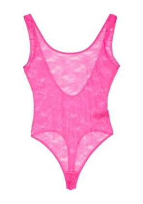 Maison Close Flashback Néon open back bodysuit - Pink