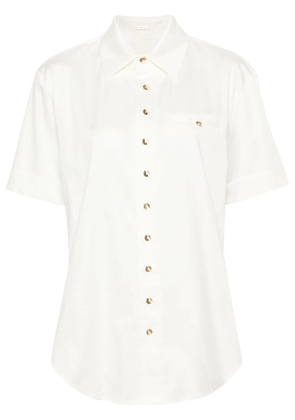 Cult Gaia Rayn short-sleeved shirt - White