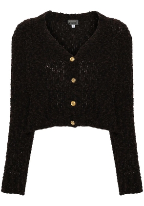 Versace Pre-Owned 2000s bouclé cardigan - Brown