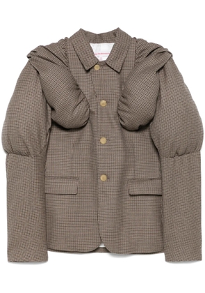 Walter Van Beirendonck Yeti blazer - Brown