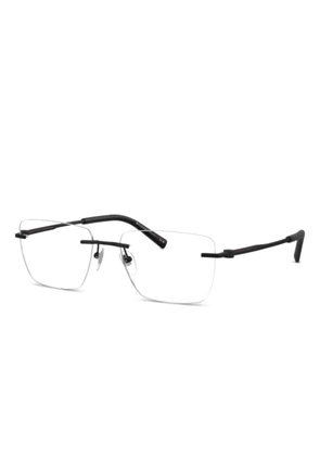 Bvlgari rectangle-frame glasses - Black