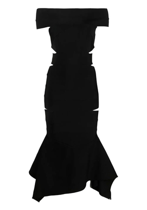 Alexandre Vauthier cut-out off-shoulder dress - Black