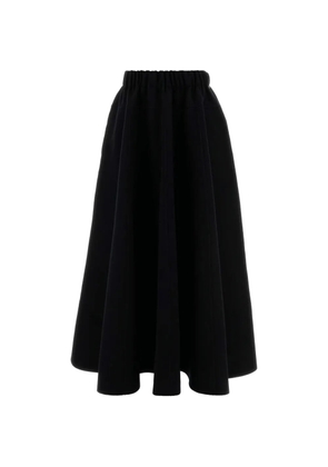 extreme cashmere Venus flannel skirt - Black