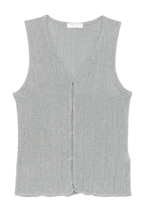 Majestic Filatures lurex vest - Grey