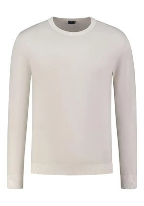 Fedeli ribbed crew-neck sweater - Grey