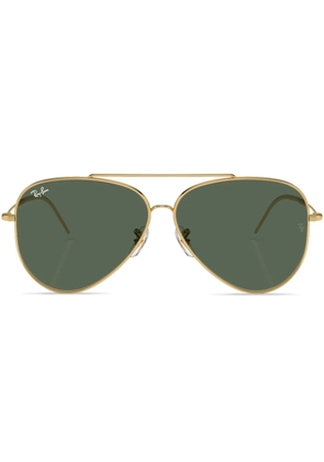 Ray-Ban Aviator Reverse pilot-frame sunglasses - Gold