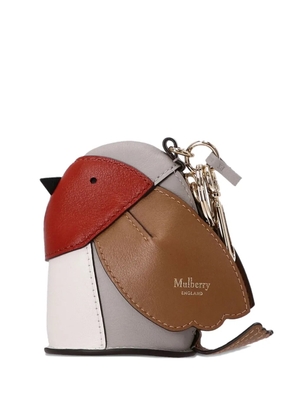Mulberry bird-shaped keyring - Grey