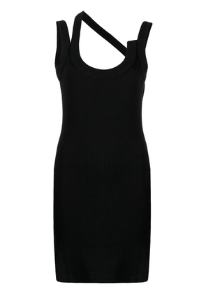 Boyarovskaya asymmetric jersey minidress - Black