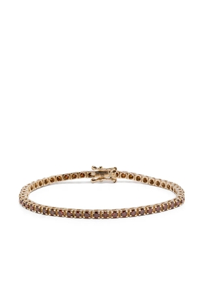 Kolours 14kt yellow gold Spectra tennis bracelet