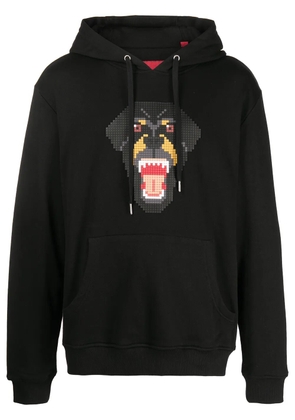 Mostly Heard Rarely Seen 8-Bit Rottweiler graphic-print pullover hoodie - Black