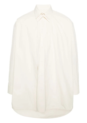 Jil Sander layered cotton shirt - Neutrals