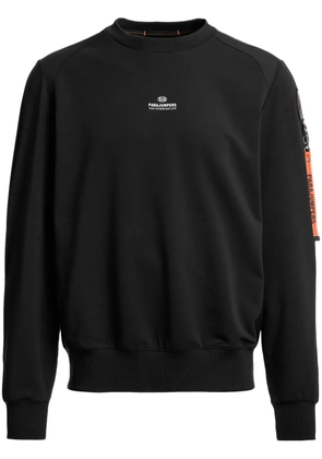Parajumpers logo-patch sweatshirt - Black