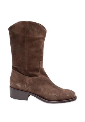 AGL suede ankle boots - Brown