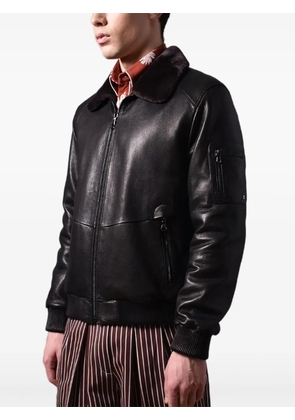 Poche Paris aviator-style jacket - Black
