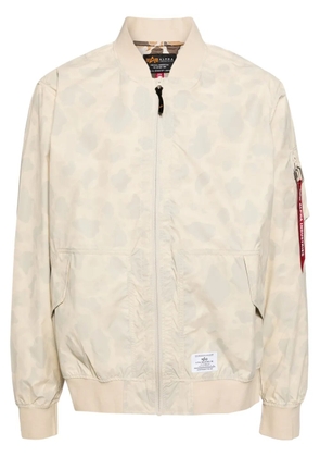 Alpha Industries L-2B Packaway camo-print bomber jacket - Neutrals
