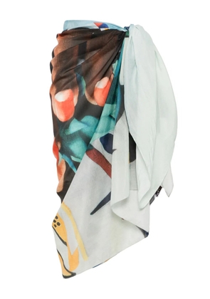 Donde Esteban Salpicon sarong - Blue