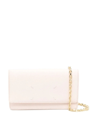 Maison Margiela Recicla leather wallet-on-chain - Pink