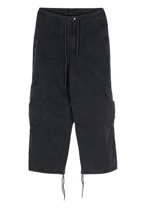 ENTIRE STUDIOS high-waist straight-leg trousers - Blue