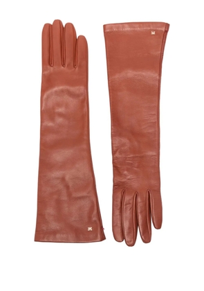 Max Mara lambskin gloves - Brown