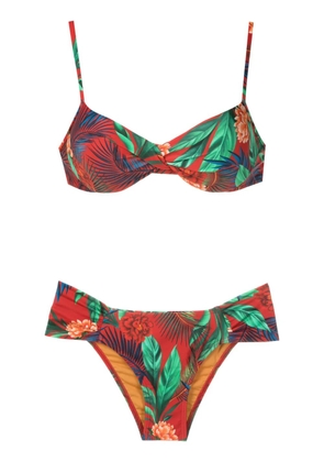 Lygia & Nanny Vitoria floral-print bikini - Red