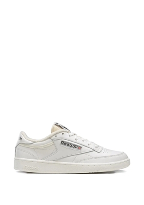 Reebok Club C 85 logo patch sneakers - White