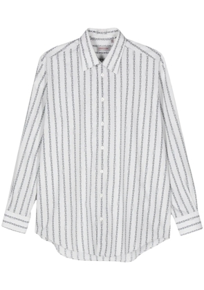 Versace Pre-Owned 2000s logo-print shirt - Neutrals