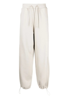 FIVE CM logo-appliqué cotton track pants - White