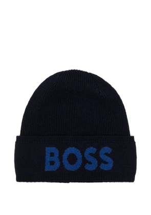 BOSS Elio beanie - Blue