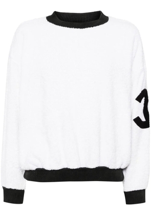 CHANEL Pre-Owned 1990-2000 CC terry-cloth sweatshirt - White