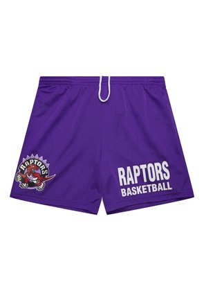 Mitchell & Ness NBA raptors mesh logo shorts - Purple