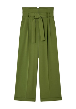 Tara Jarmon belted tailored trousers - Green