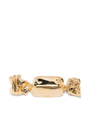 Nº21 wrapped brooch - Gold