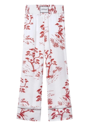 Off-White logo-patch pyjama trousers