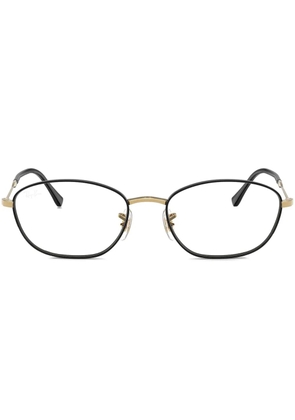 Ray-Ban oval-frame sunglasses - Black