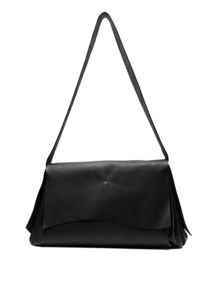 WERKSTATT:MÜNCHEN 1.0 cross-motif leather crossbody bag - Black