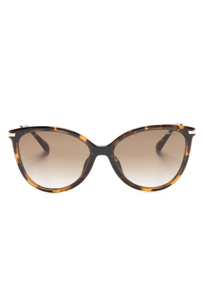 Michael Kors tortoiseshell-effect cat-eye sunglasses - Brown