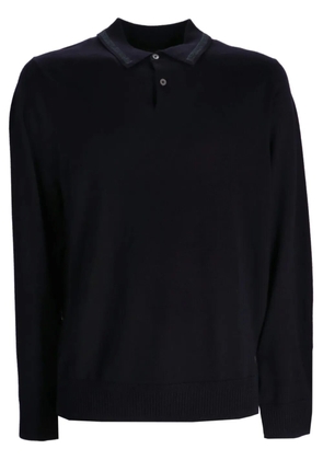 PS Paul Smith merino wool polo shirt - Blue