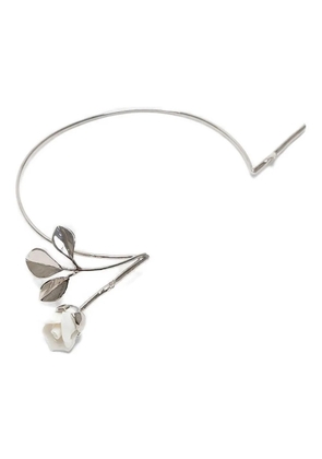 Andres Gallardo Rosebud Cross choker - Silver