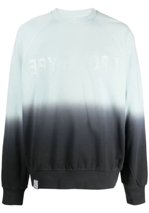 izzue logo-patch cotton sweatshirt - Blue