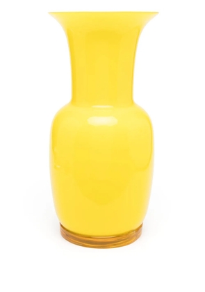 Venini Opalino porcelain vase - Yellow