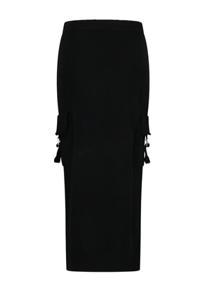 Blumarine pocket-detail knit skirt - Black