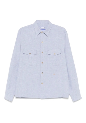 Jacob Cohën mélange-effect shirt - Blue