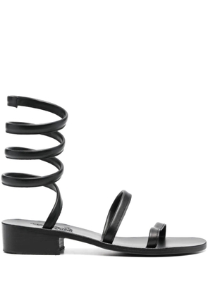 Ancient Greek Sandals 35mm Ohia leather sandals - Black