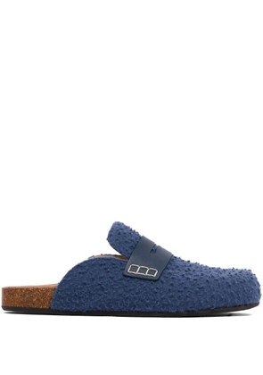 JW Anderson felt loafers - Blue