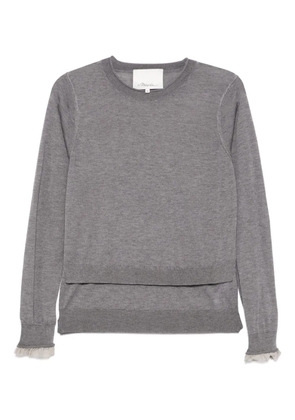 3.1 Phillip Lim layered knitted top - Grey