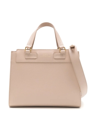 Sarah Chofakian Etienne logo-print satchel - Neutrals