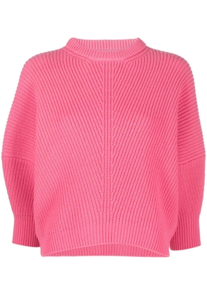 SA SU PHI ribbed cashmere jumper - Pink